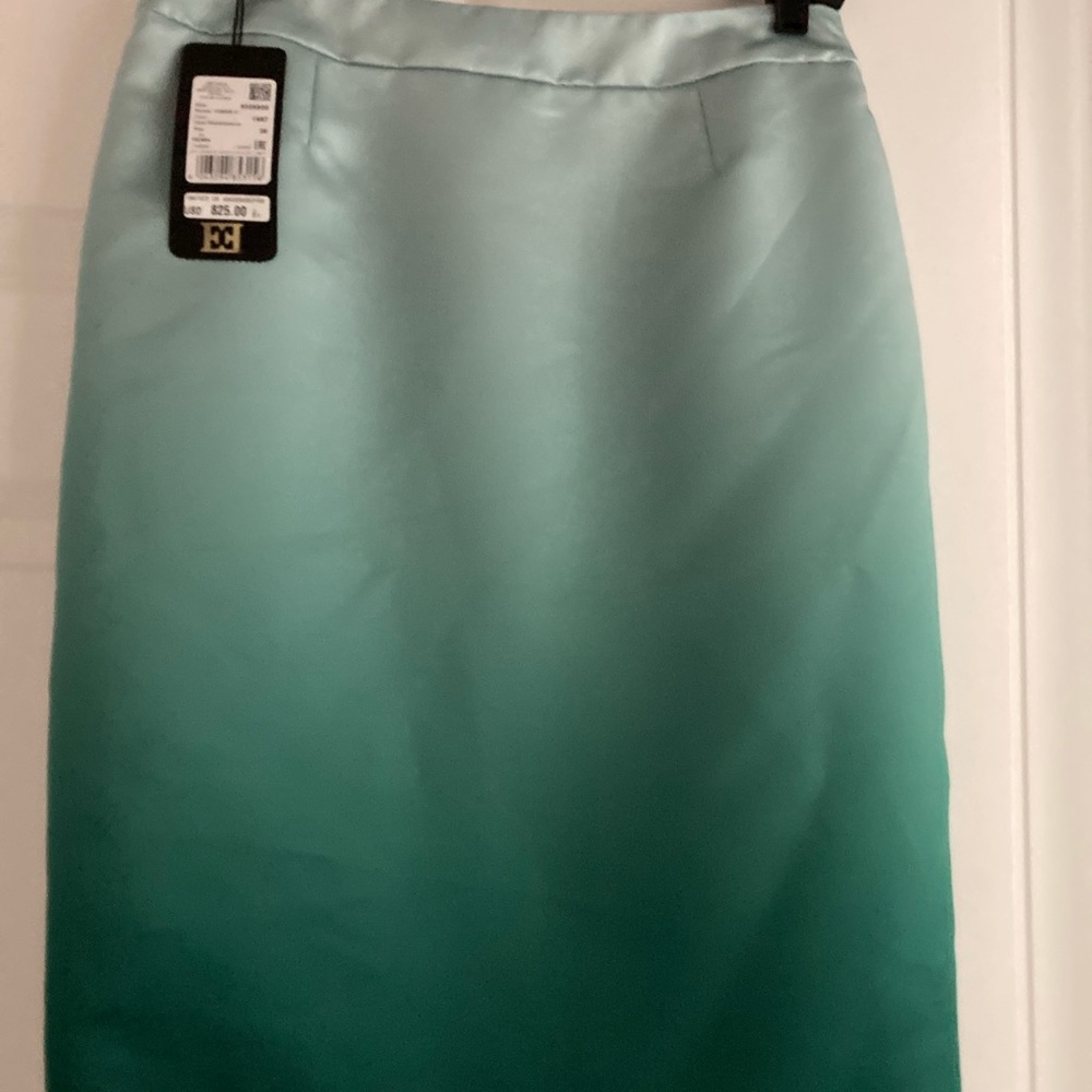 Escada blue pencil skirt - Picture 4 of 5